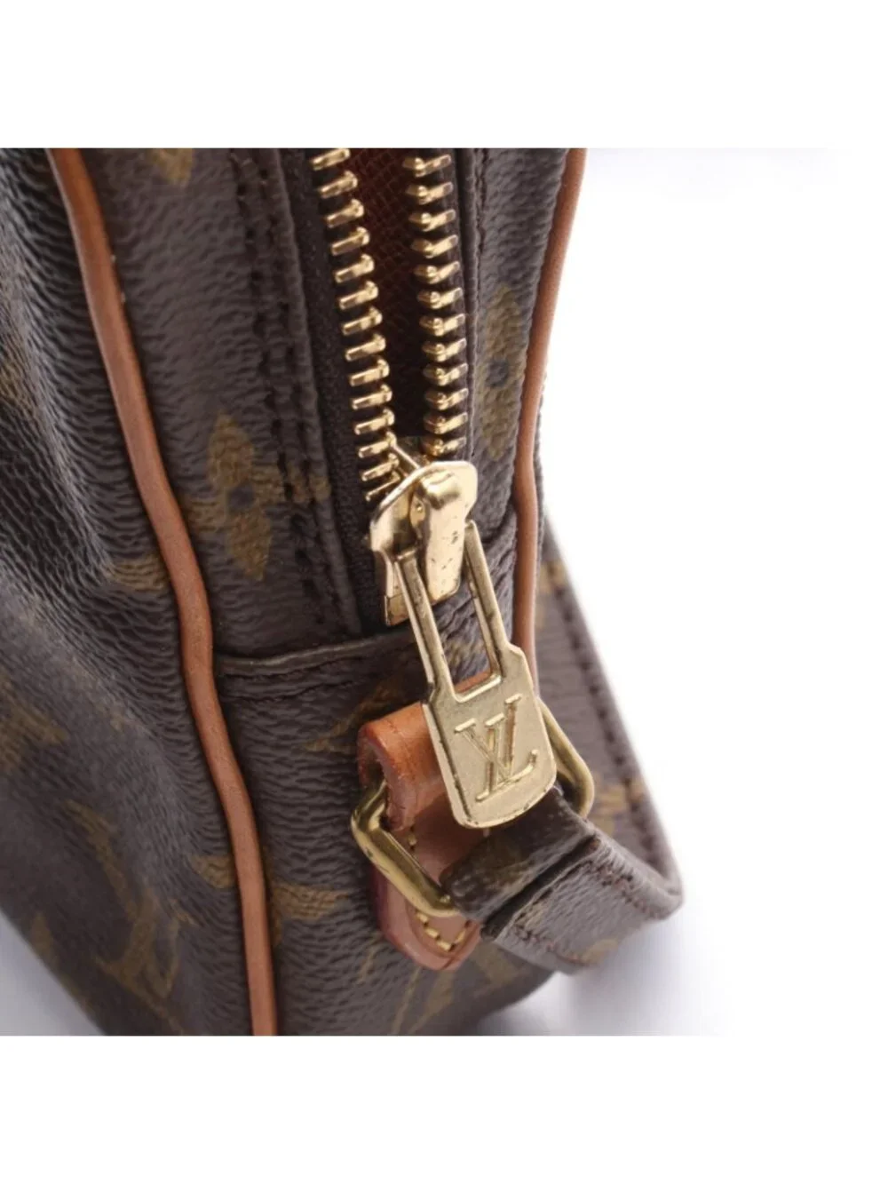 Louis Vuitton Viton Shoulder Bag Mini Danube Monogram Canvas Leather